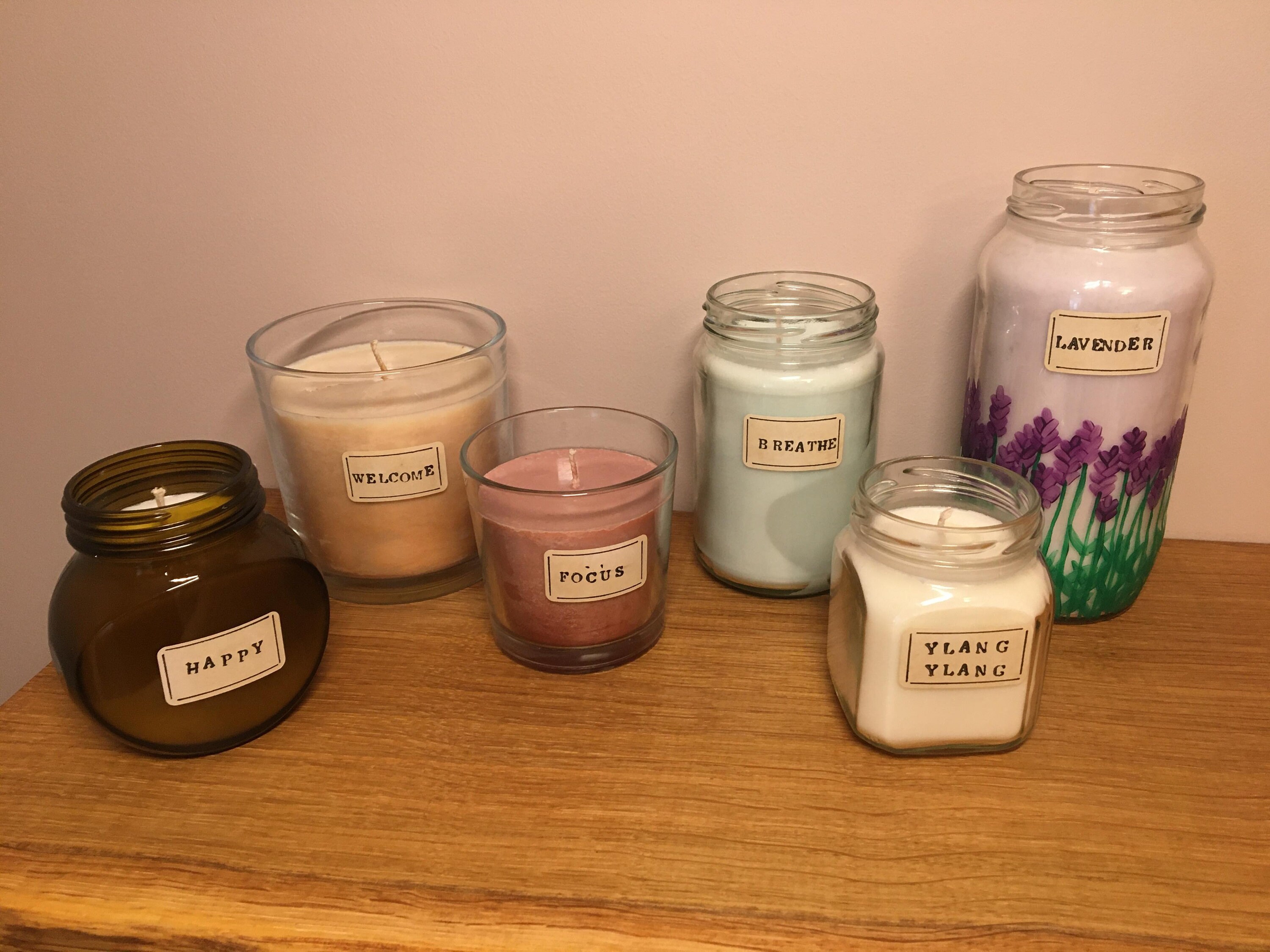 Homemade EcoFriendly Candles Natural Soy Wax Assorted Etsy