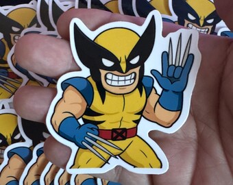 Wolverine, I Love You Hand Vinyl Sticker | Waterproof Die-Cut Decal for Laptops, Water Bottles, Laptop, and More!