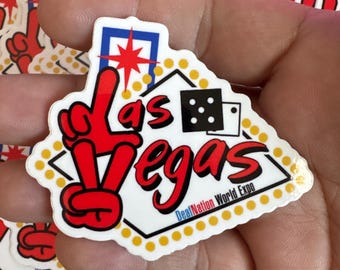 Las Vegas DeafNation World Expo Vinyl Sticker | Waterproof Die-Cut Decal for Laptops, Water Bottles, Laptop, and More!