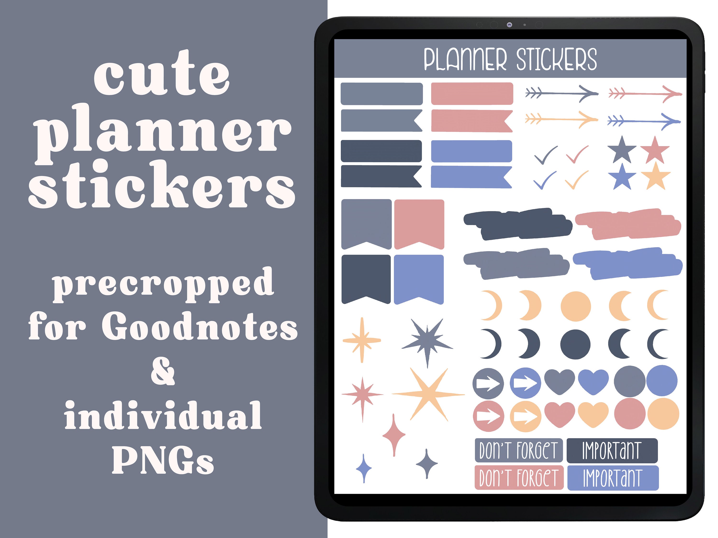 Mid year planner 2023 2024 academic planner dark mode witchy digital