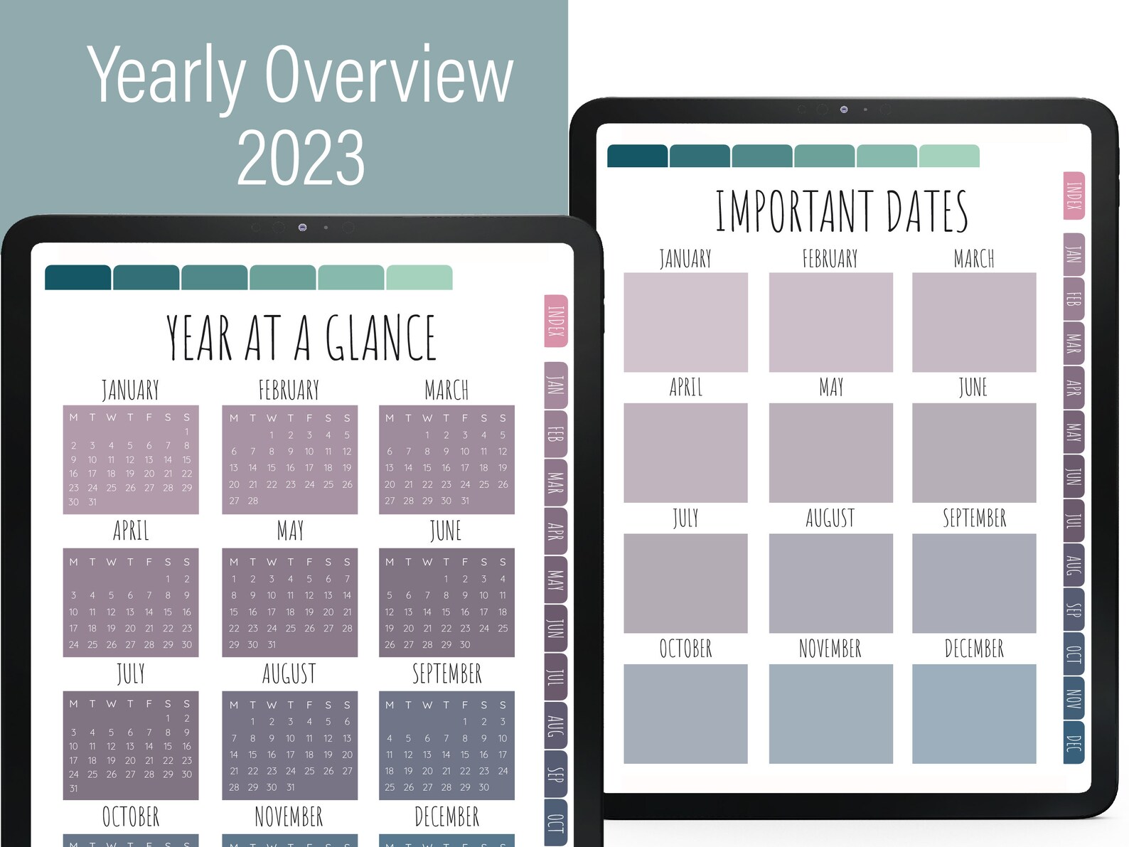 2023 DIGITAL PLANNER Goodnotes Calendar 2023 Hyperlinked Etsy UK