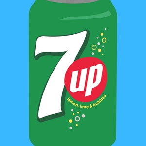 7-UP Bold Art Print - Etsy