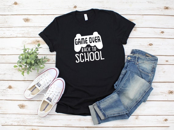 Game Over Back To School, Teacher, First Day of School Outfit