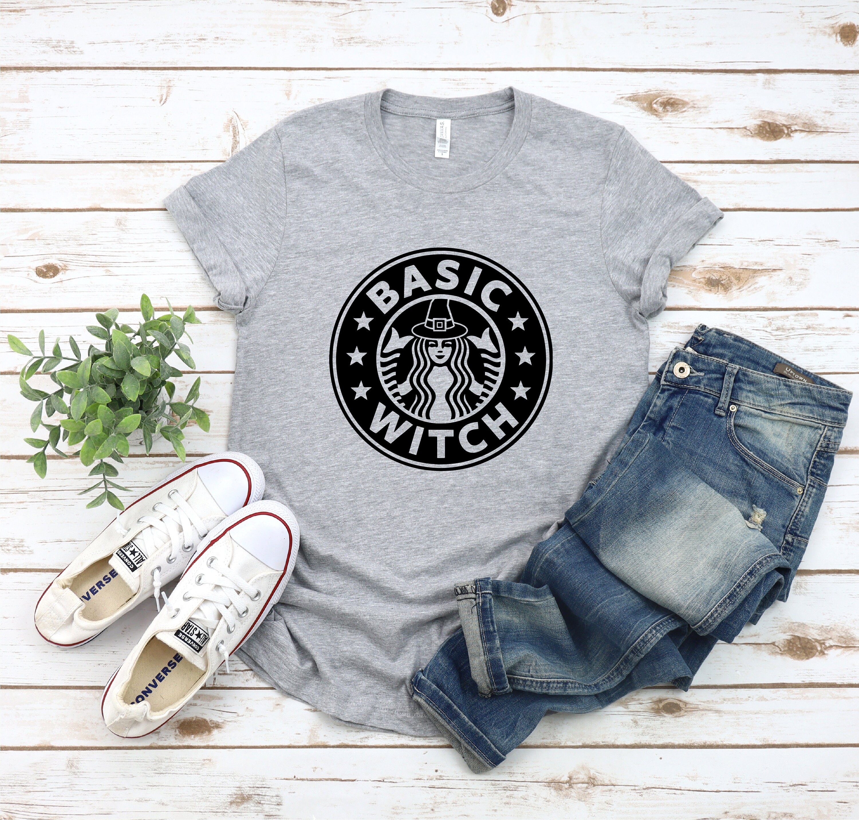 basic witch starbucks shirt