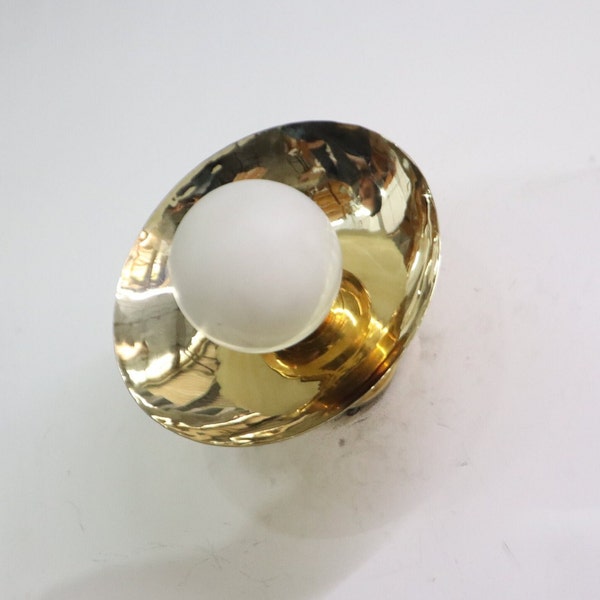 Inspired Luminaire Style Handmade Brass Globe Lighting Elegant Wall Lamp Light Fixture For Your Home