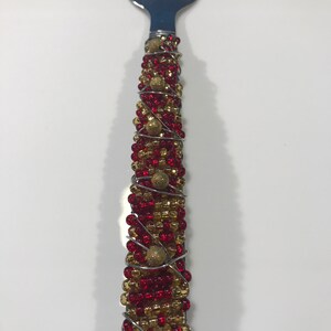 Beaded Serving silverware set