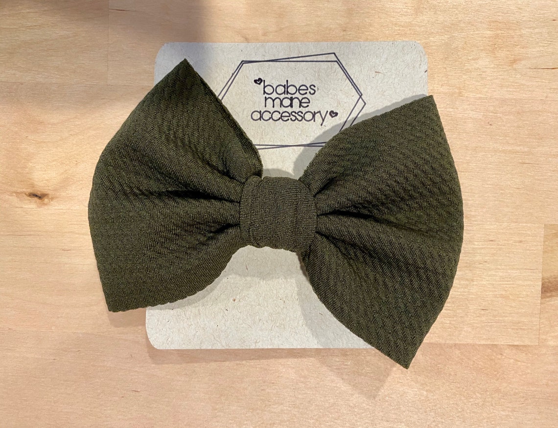 HAIR BOWS bullet Fabric Hair Bows baby Bows toddler Bows Etsy