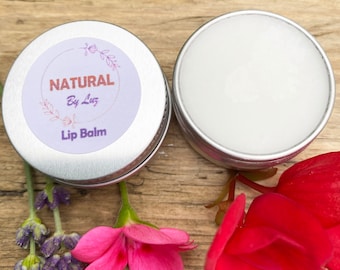 Natural, Handmade & Organic Lip Balm - Strawberry and Berry Burst Essential Oils  - Free UK Delivery