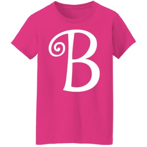 Chipettes "B" Brittany - Camisetas para disfraz de Halloween con estampado de letras (mujeres)