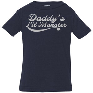 Daddy&#39;s Lil Monster  Halloween Costume Infant Jersey T-Shirt