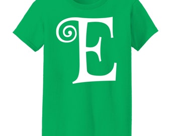 Chipettes "E" Elenore Letter Print Halloween-kostuumT-shirts (dames)