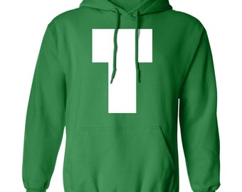 Chipmunks "T" Theodore Letter Print   Halloween Costume Hoodie  Pullover Apparel (Men)