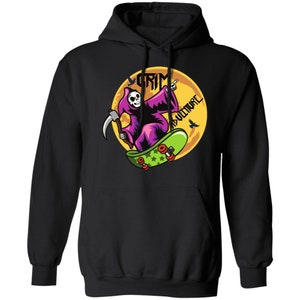 Grim Adventure Halloween Costume Pullover Hoodie
