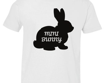 Mini Bunny Easter Peuter Jersey T-shirt: 1e Pasen, baby Pasen, Mini Bunny, baby konijntje, mijn eerste Pasen, schattige paashaas