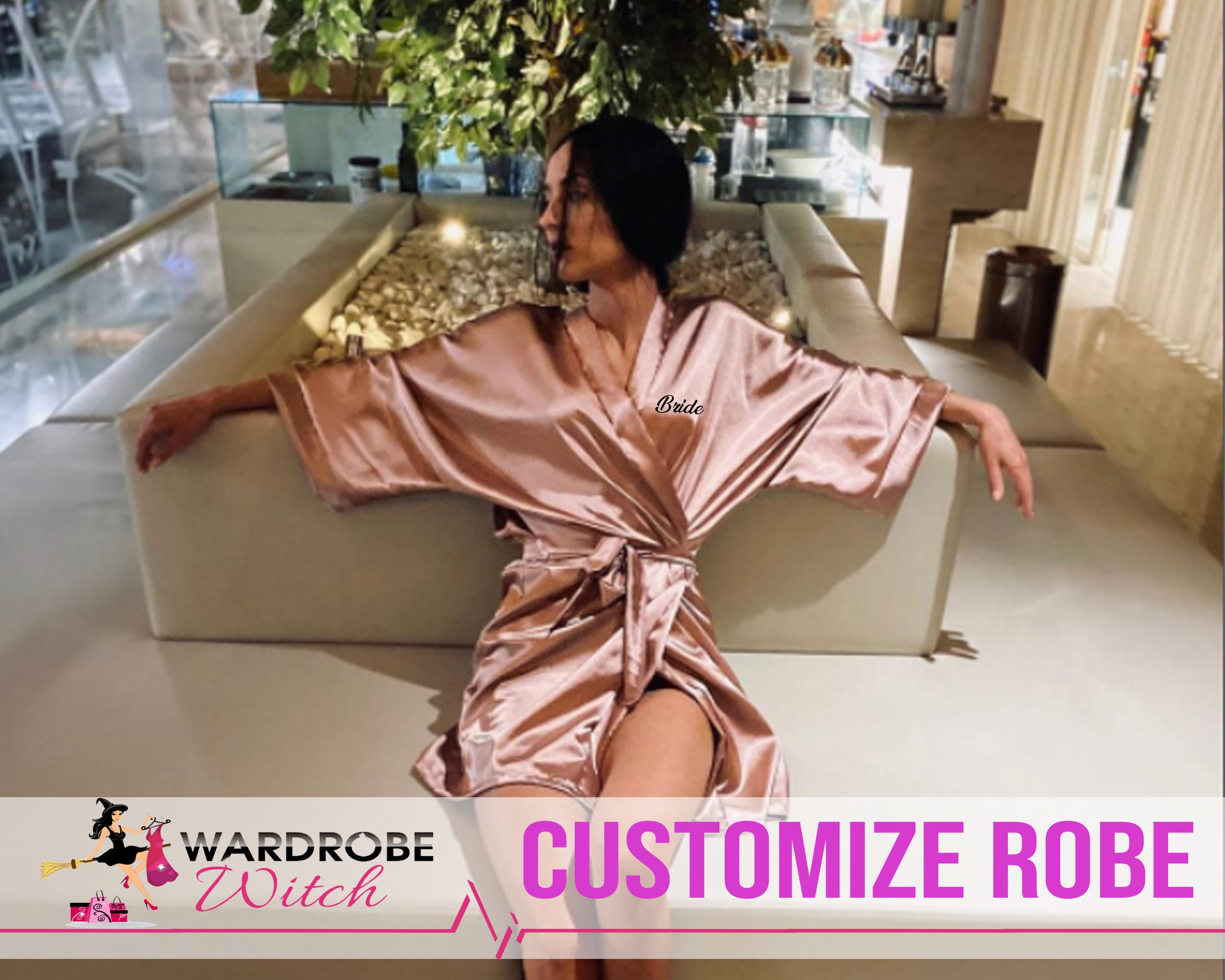 Customize Robes Personalized Robes Custom Robes Custom Bridal Robe Ki…