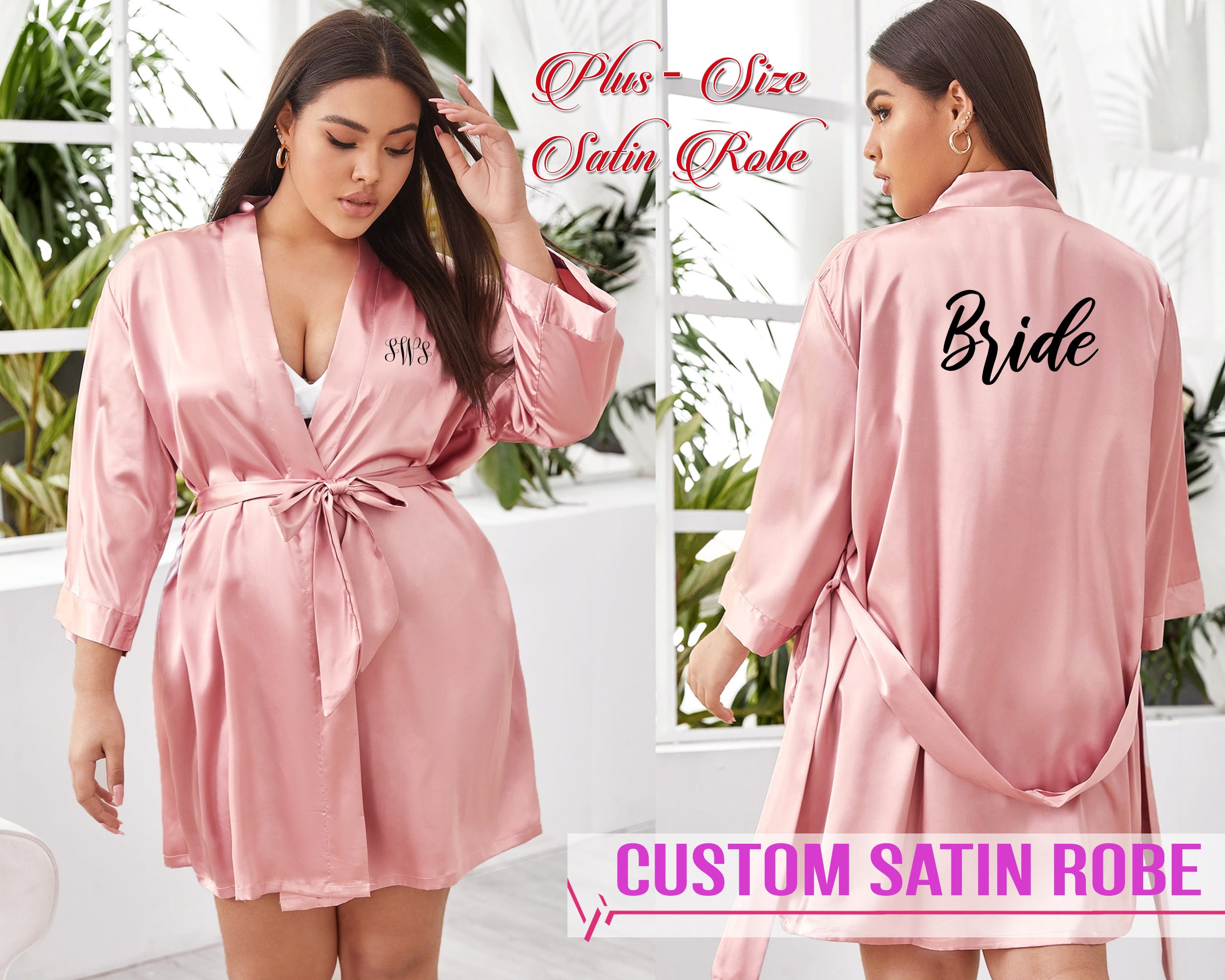 Personalized Robes Customize Robes Custom Bridal Robe Bridesmaid Robe…
