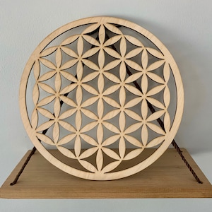 Seed Of Life Wooden | Flower of Life Laser File | Wall Hanging | Wall Art | Wall Decor | Mandala | Sacred Geometry