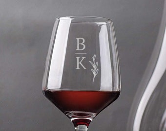 Personalized Engraved Wine Glasses - Wine Glasses Laser Engraved