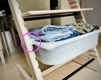 IKEA Trofast Adapter for STOKKE Tripp Trapp High Chairs - Compatible with Plastic Trofast Basket - Set of 2  - Food Grade PLA