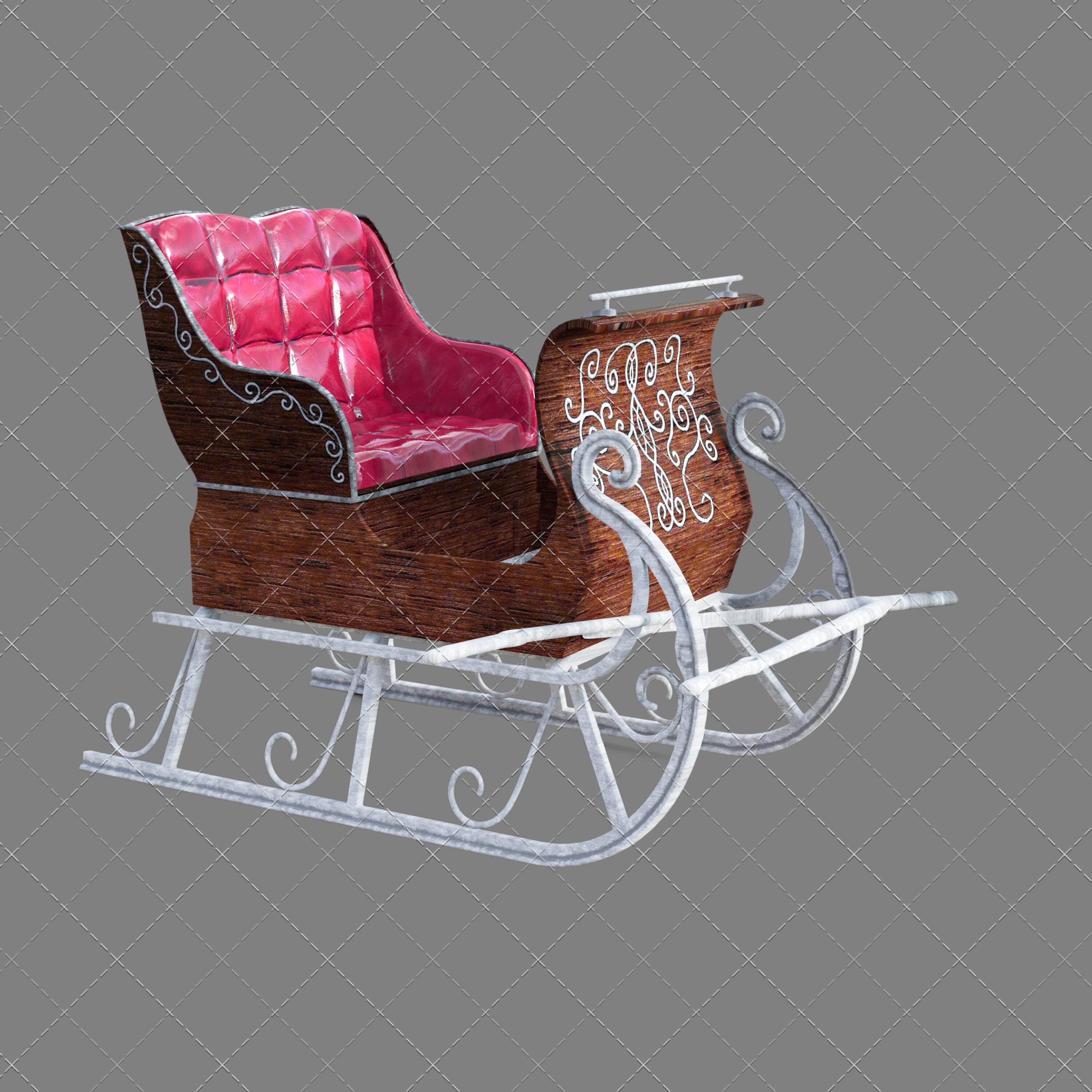 Santa’s Sleigh and Reindeer Pngs for You to Use in Your Photoshop