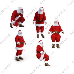 Santa overlays, digital overlays, Christmas overlays, Santa pngs, Photoshop composite, Photoshop art, Christmas composite, instant download