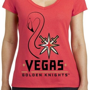 Las Vegas Golden Knights T-Shirt Logo Men Cotton LVGK VGK