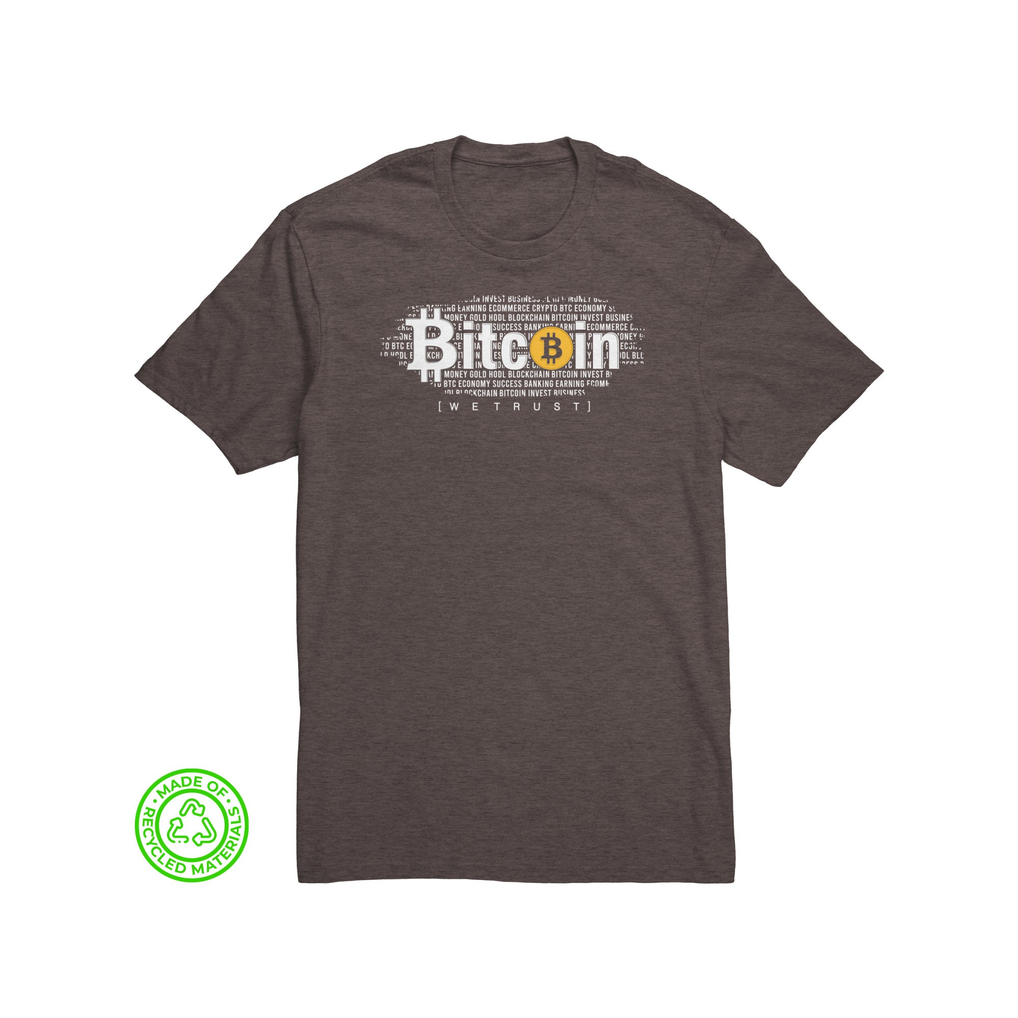 Bitcoin T-Shirt | Bitcoin Shirt | Crypto Shirt | Cryptocurrency | Crypto |  Crypto Clothing | Hodl | Blockchain | Gift