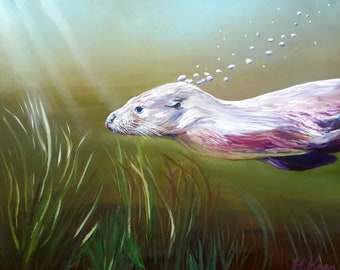 Tranquil otter