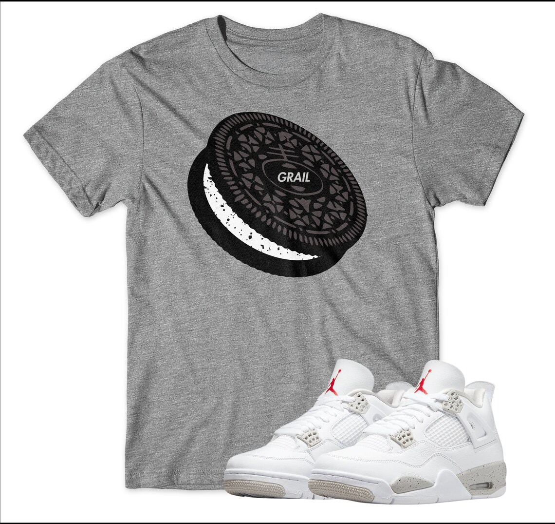 Air Jordan 4 White Oreo I Oreo Cookie Tee AJ4 T-Shirt | Etsy