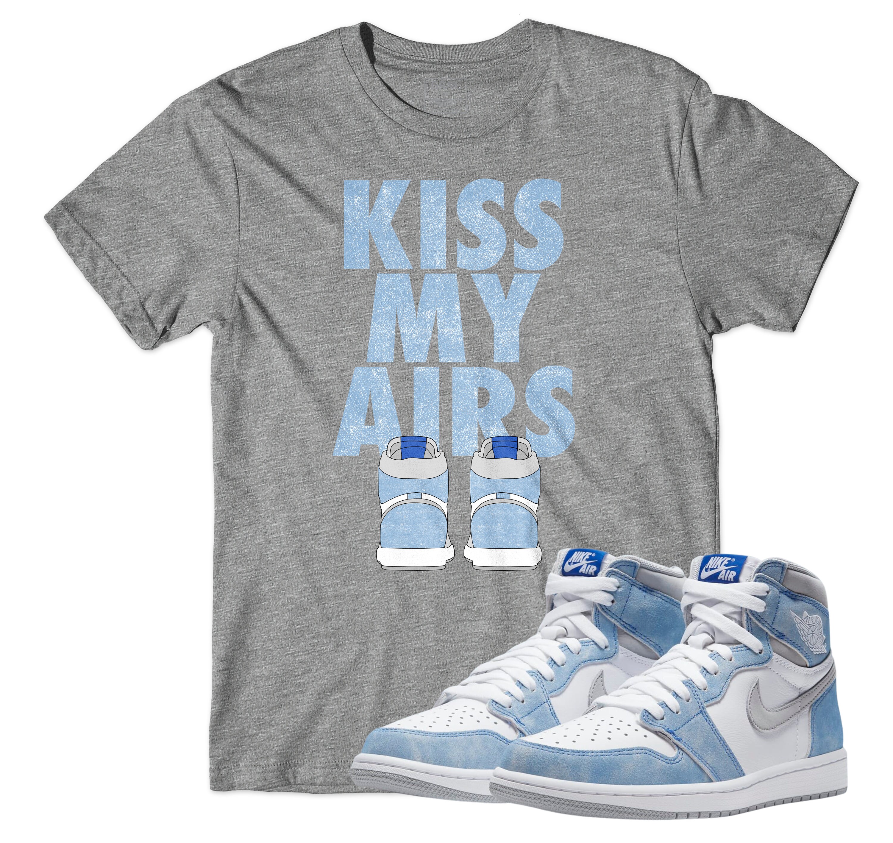 Air Jordan 1 Hyper Royal I Kiss My Airs Tee AJ5 TShirt Etsy