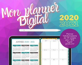 Recharge Planning Du Semaine Etsy
