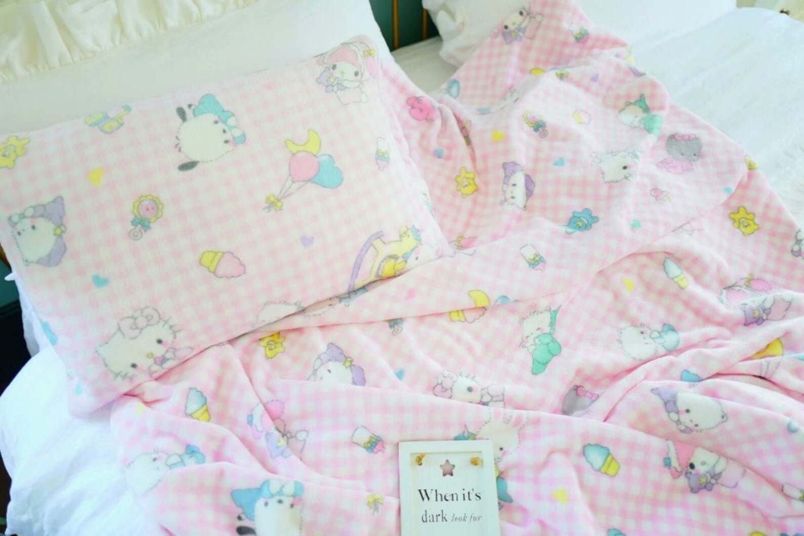 Cute Kawaii Super Soft and Velvety Blanket Pastel Pink Kitty Etsy
