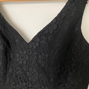 Vintage lace little black dress