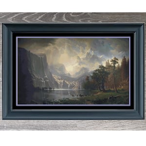 Sierra Nevada Malerei Bierstadt Natur Landschaft Kreuzstich Stickerei Nadelspitze Muster PDF Download - Ready For Pattern keeper