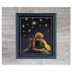 Star Gazing Memorial Cross Stitch Pattern | Astronomy Cross Stitch Pattern | Digital PDF Download
