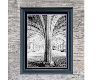 Cellarium Architecture Cross Stitch Pattern: Blackwork Design (PDF Download)