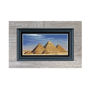 Pyramids Cross Stitch Pattern | Egypt Cross Stitch Pattern | Digital PDF Download