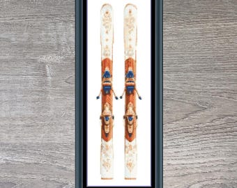 Nordic Skis Winter Sport Counted Cross-Stitch Pattern (Digital Download)