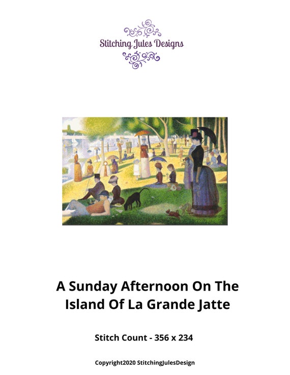 クロスステッチ図案と生地 A Sunday Afternoon เทคนิคปักครอสติชสำหรับ