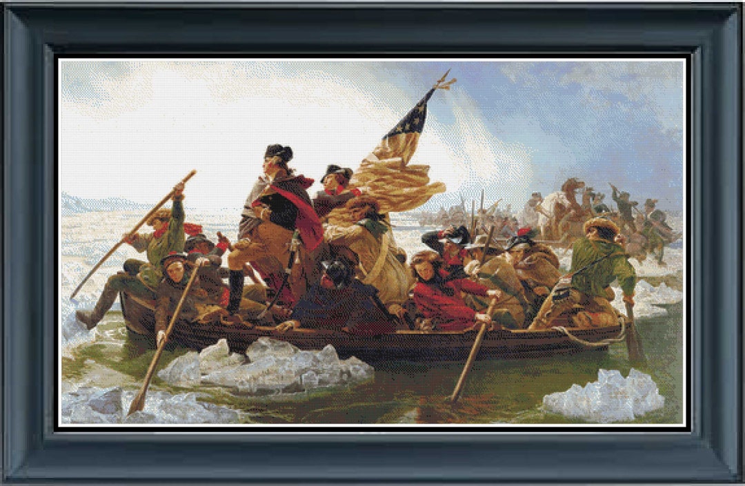 Crossing the Delaware With Washington History Famous Art Supersized