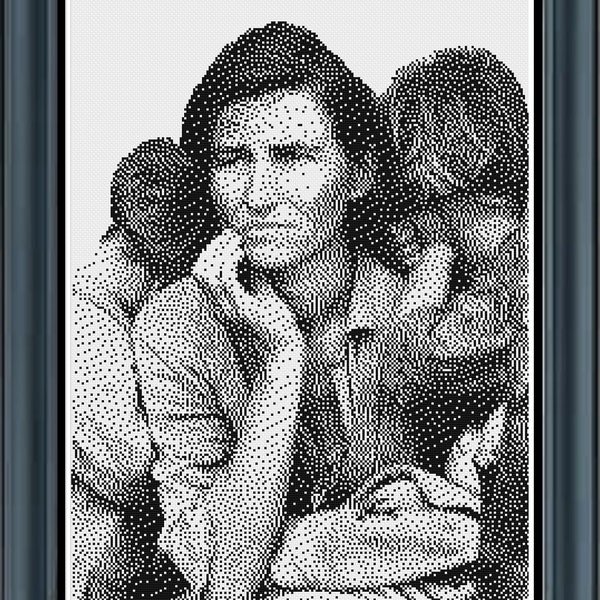 Monochromatic Cross Stitch Pattern Etsy monochromatic-cross-stitch-pattern-etsy