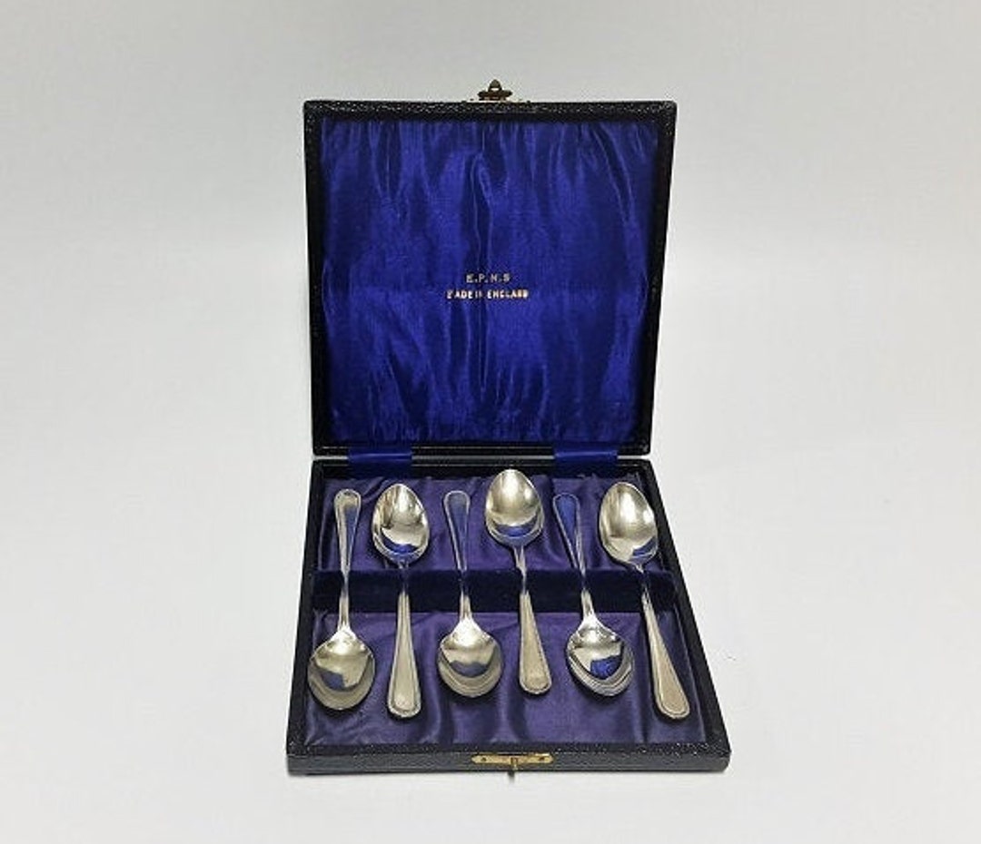 E.P.N.S Silverplated Teaspoons Set of 6 Made in England Etsy