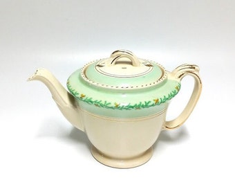 Antique Burleigh Tudor Teapot 500ml, English Teapot, Made in England (#2860)