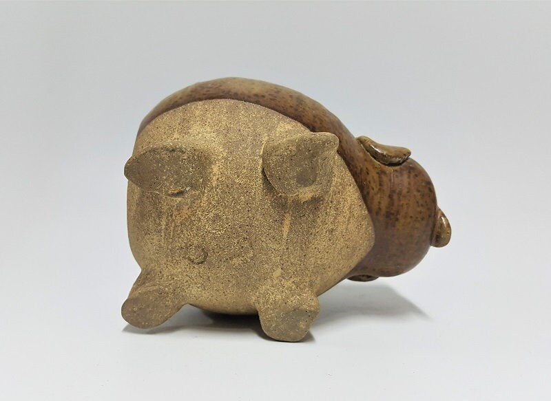 Cooper Pottery Dog Money Box Handmade in UK 1111 Etsy