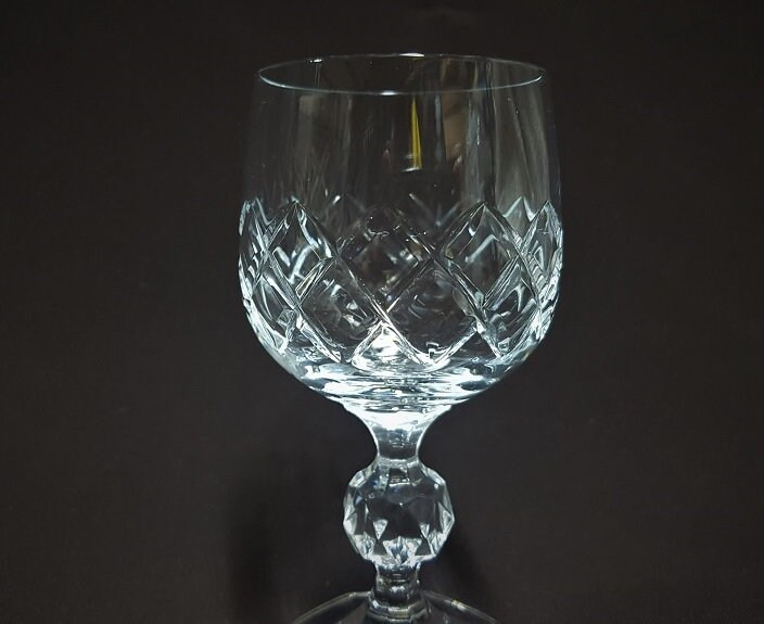 Bohemia Crystal Wine Glasses Made in Czechoslovakia Set of Etsy