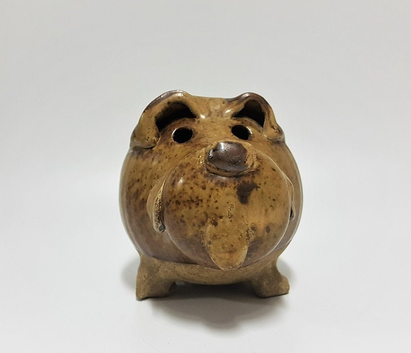 Cooper Pottery Dog Money Box Handmade in UK 1111 Etsy Australia