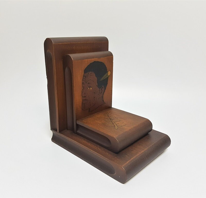 New Zealand Maori Wooden Bookend Made in New Zealand Etsy