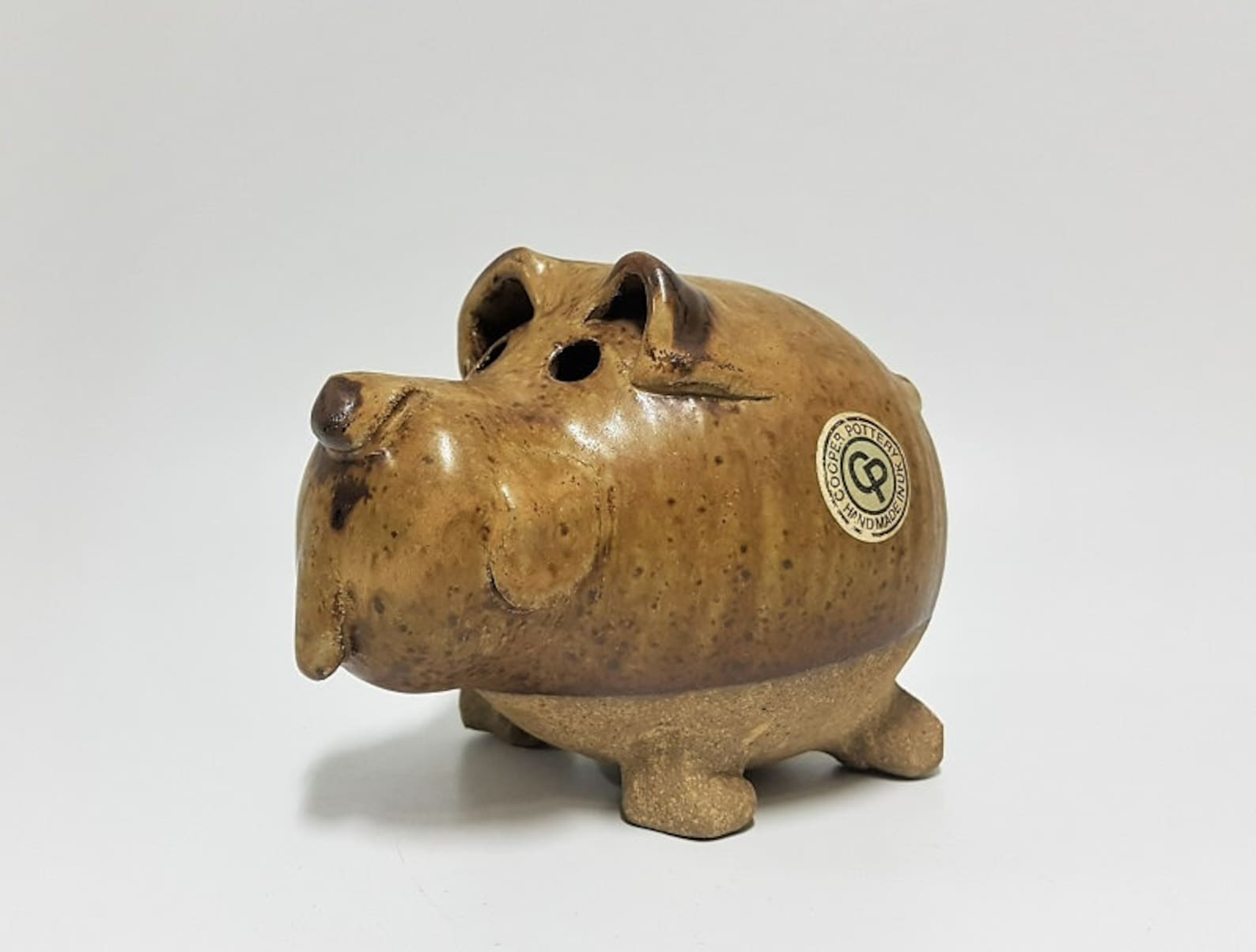 Cooper Pottery Dog Money Box Handmade in UK 1111 Etsy Australia