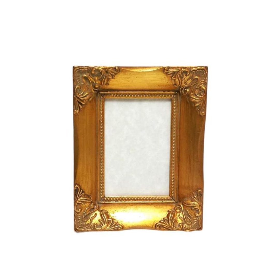 Vintage Gold Ornate Wooden Photo Frame 3.5 X 5 Inch, Ornate Frame ...