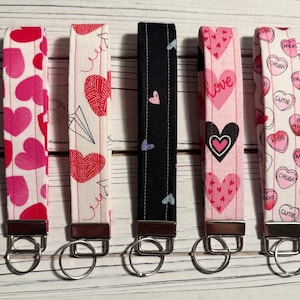 Valentine / Galentine  Wristlet Keychains